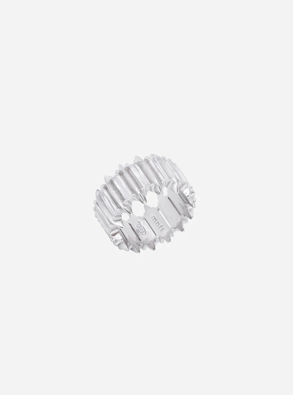 A Talon eternity ring by MIDNIGHTFACTORY on a white background.