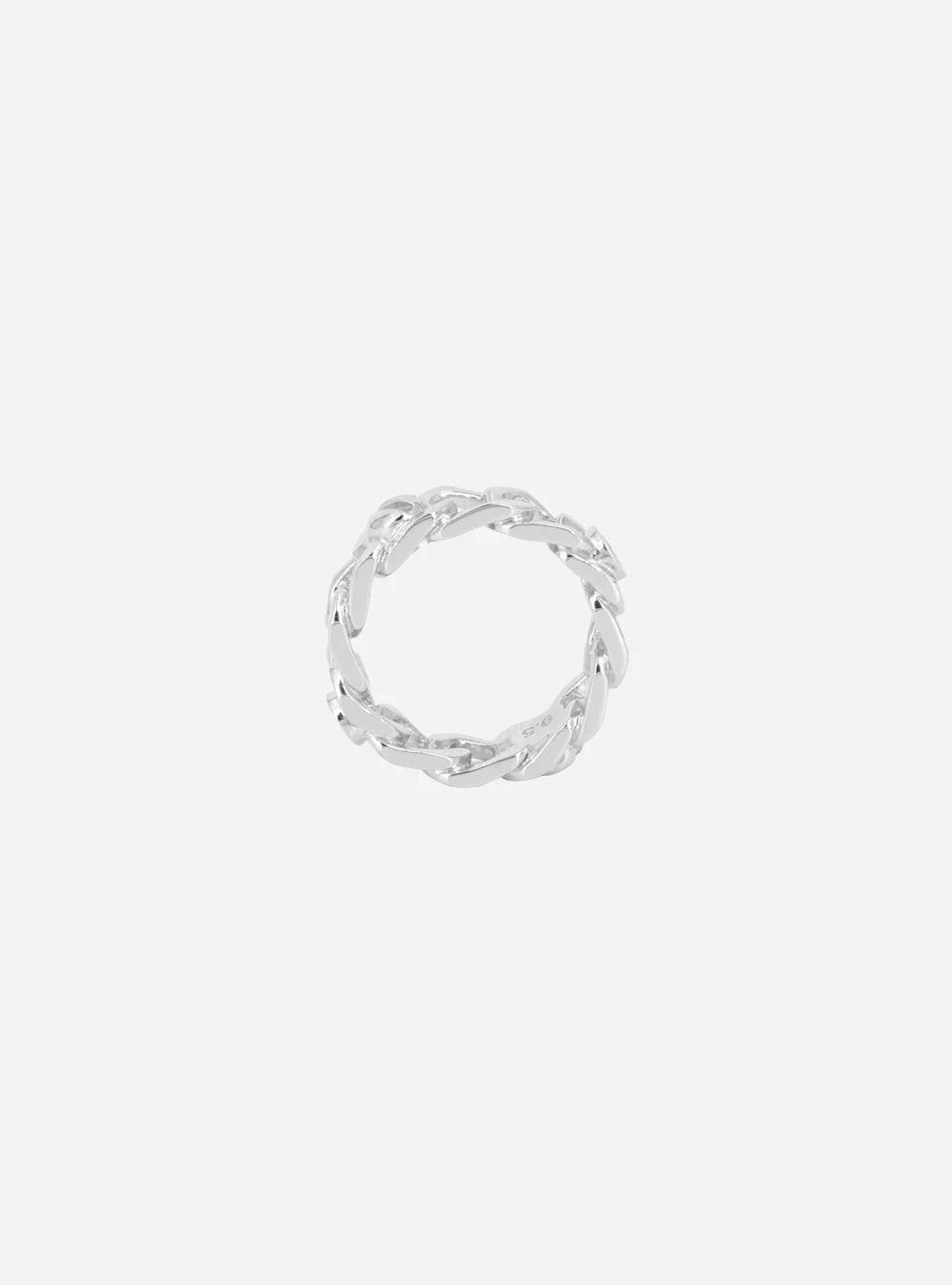 a MIDNIGHTFACTORY Screw curb-chain ring on a white background.