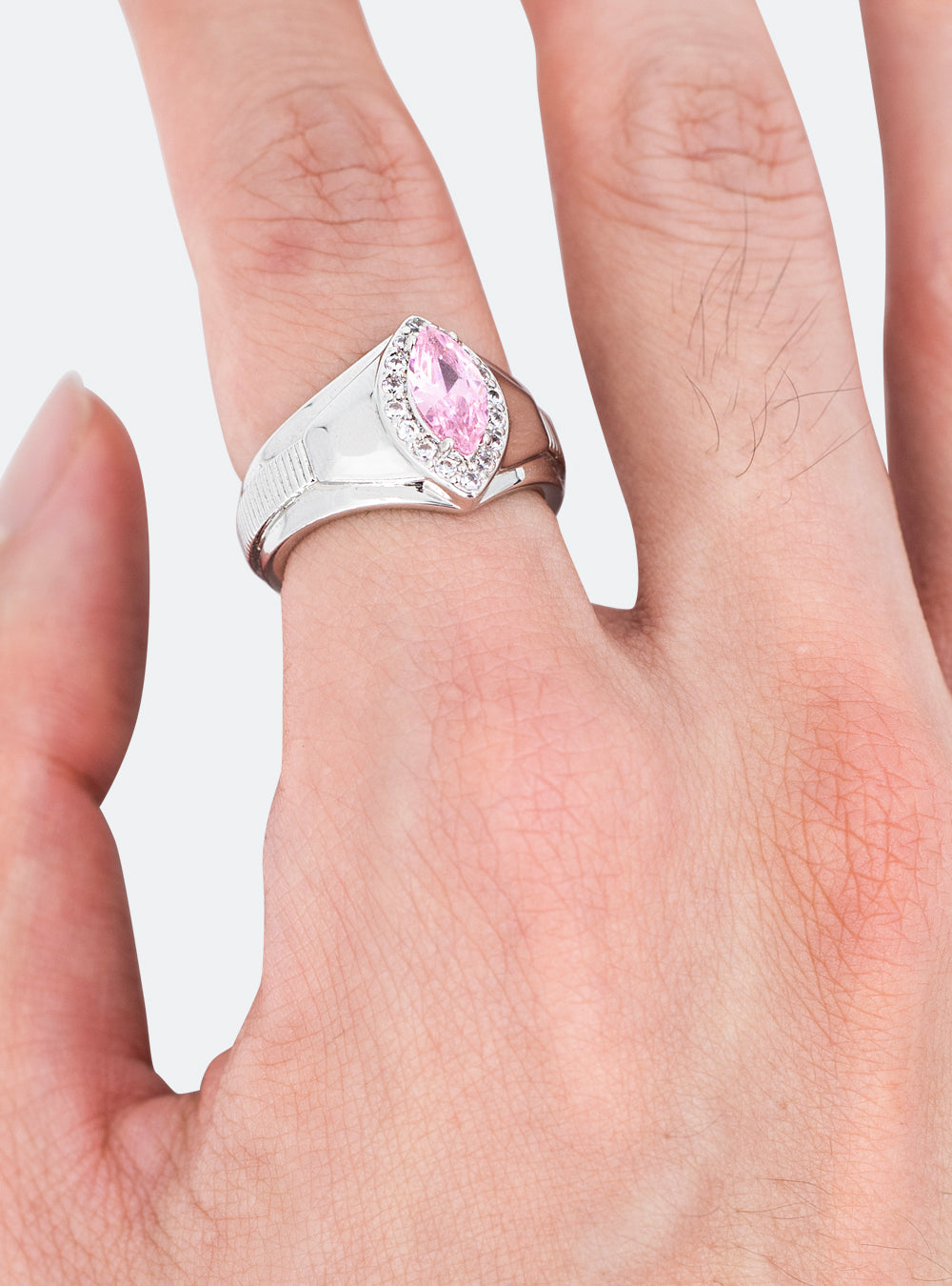 Mechs cocktail ring - Pink