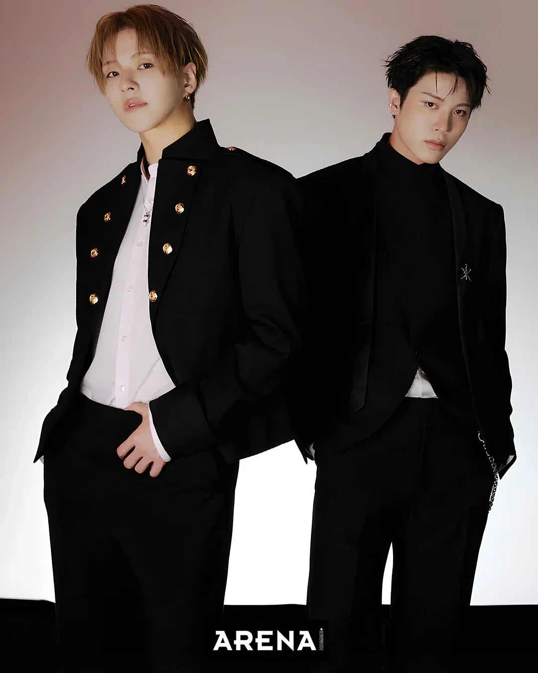 TREASURE member 윤재혁 wears MIDNIGHTFACTORY for ARENA Magazine
