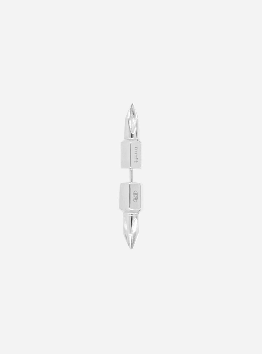 a pair of MIDNIGHTFACTORY Dual-driverbits earrings on a white background.