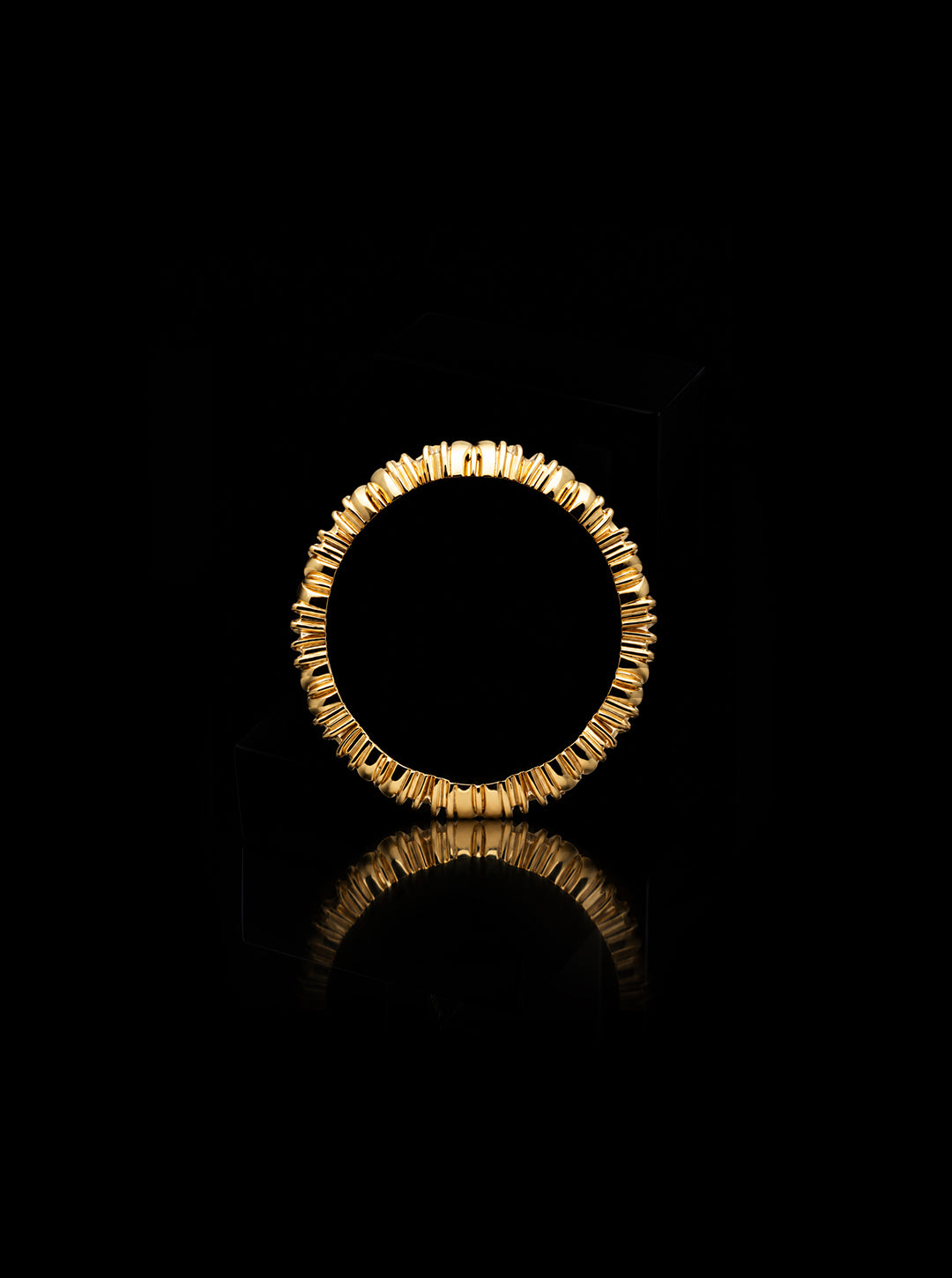 Clover-cross quadruplets 18K gold ring, Diamonds [Made-to-order]
