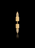 Dual driverbits 18K gold single earring, Diamonds【Made-to-order】