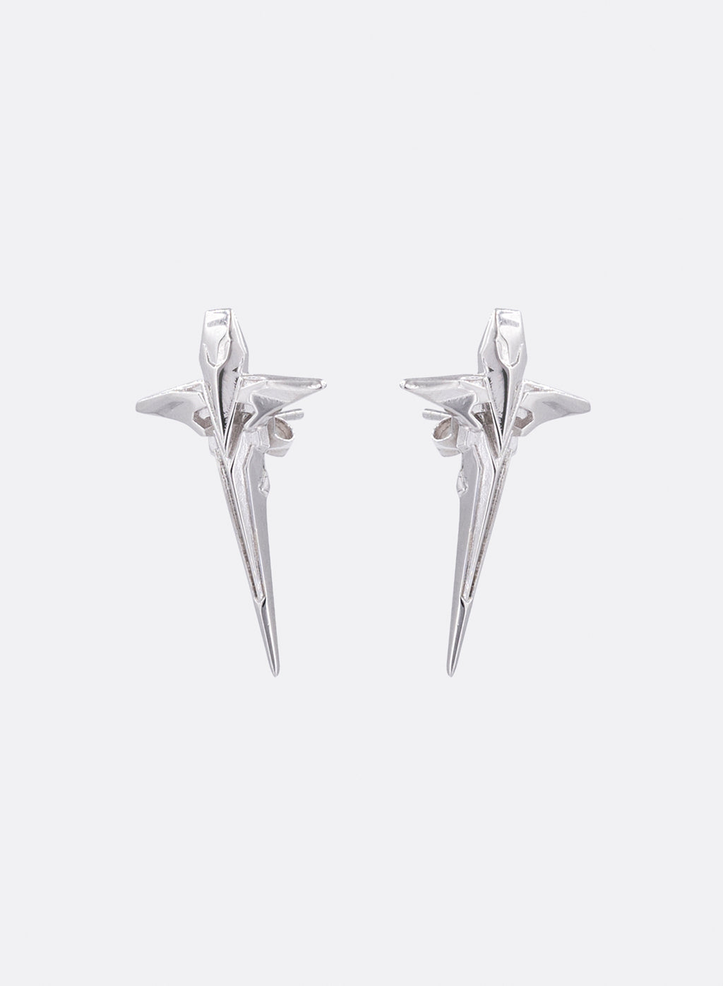 Mechanic cross earrings