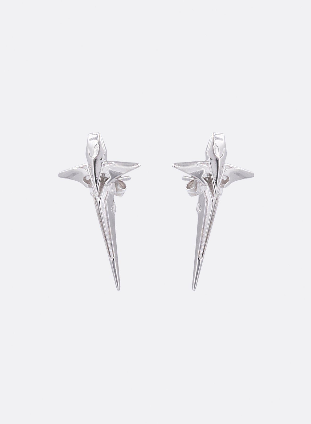 Mechanic cross earrings