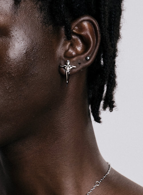 Mechanic cross earrings [Pre-order]