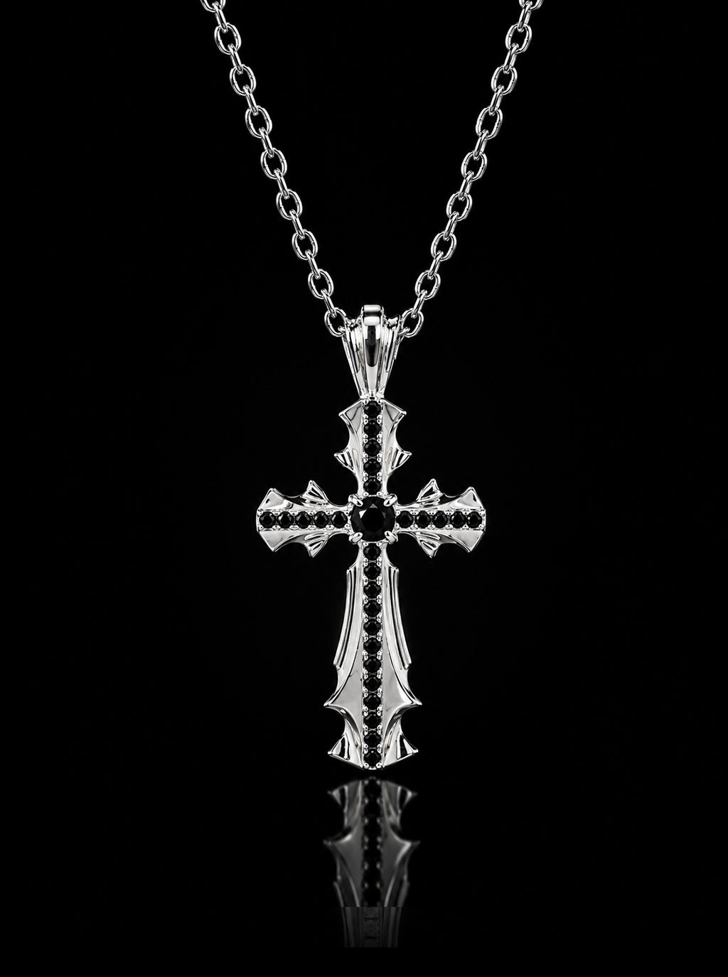 CRUCIS cross pendant necklace couple set [CRUCIS + Mini]
