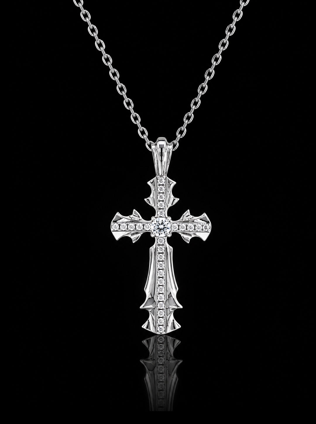 CRUCIS cross pendant necklace