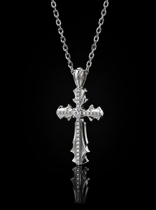 CRUCIS cross pendant necklace