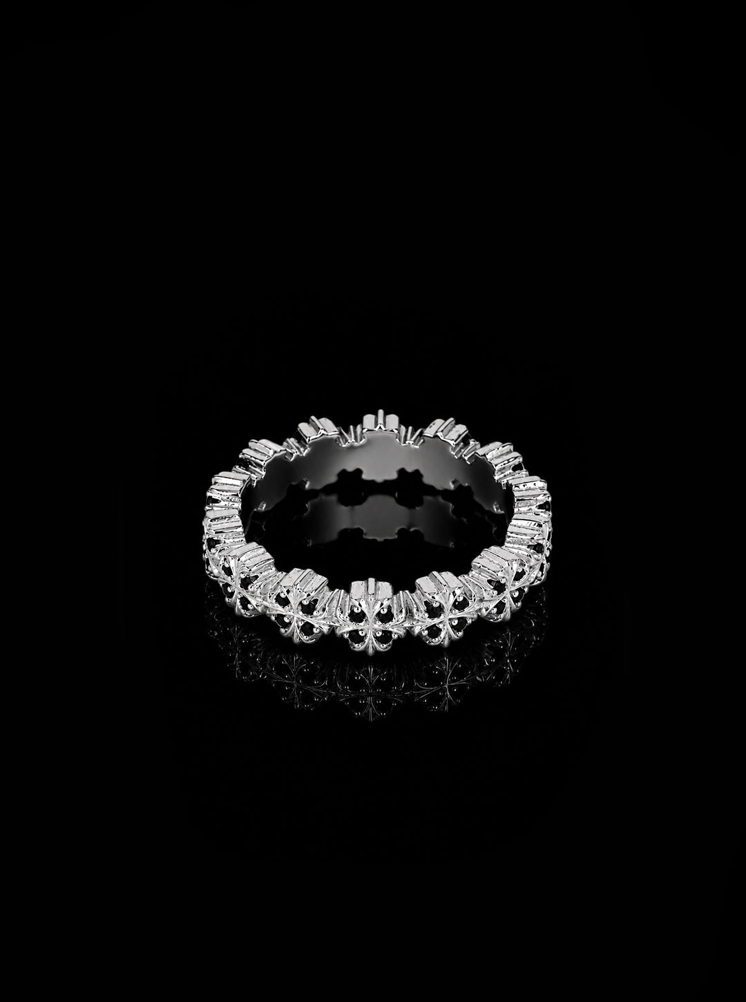 Maltese cross quadruplets classic ring