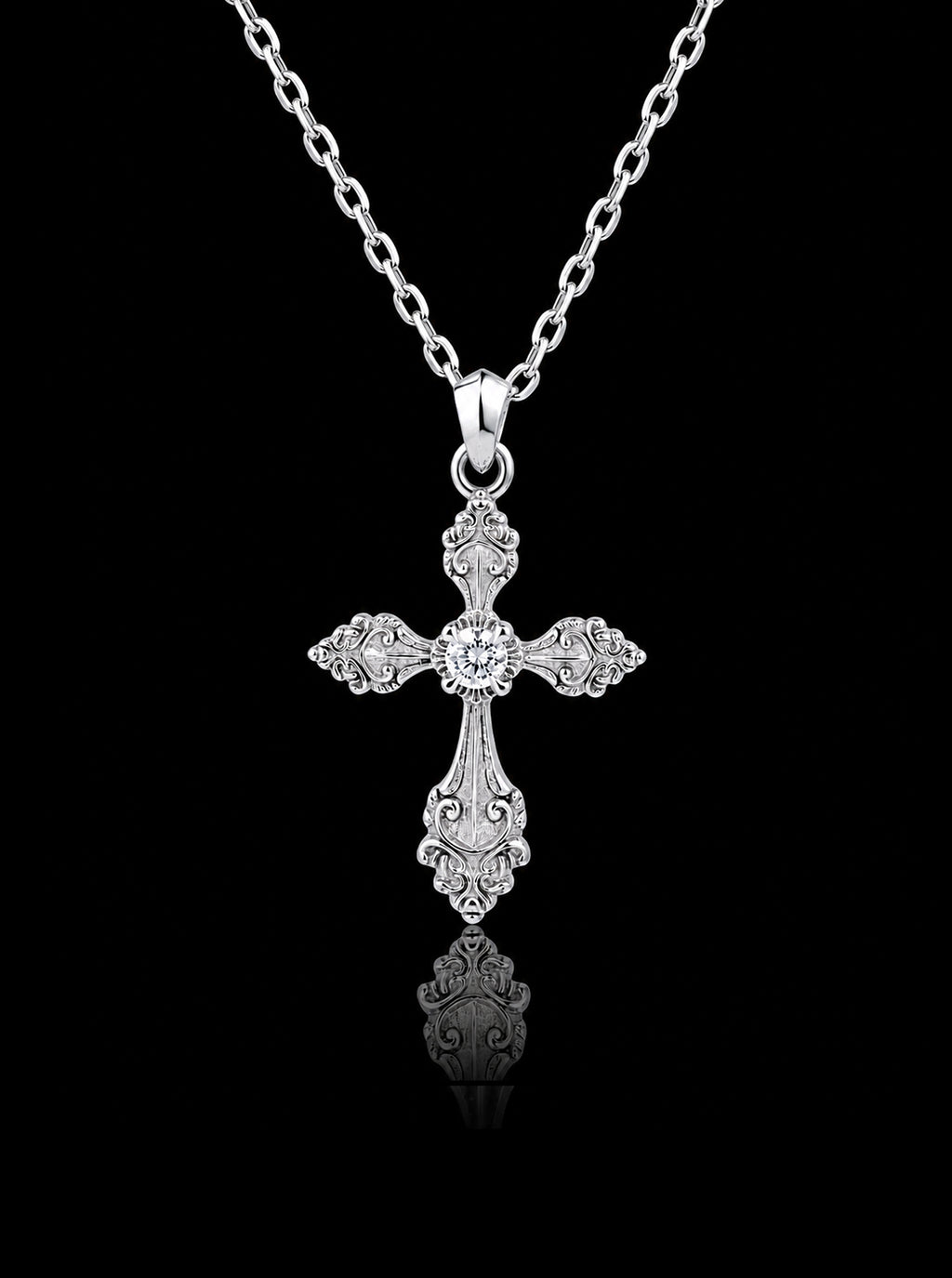 Cross pendant necklace