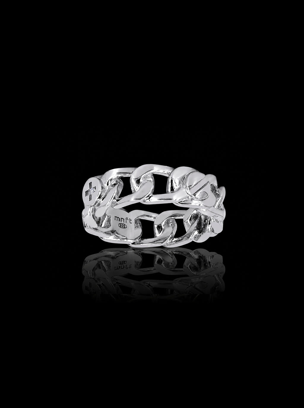 Screw curb-chain ring