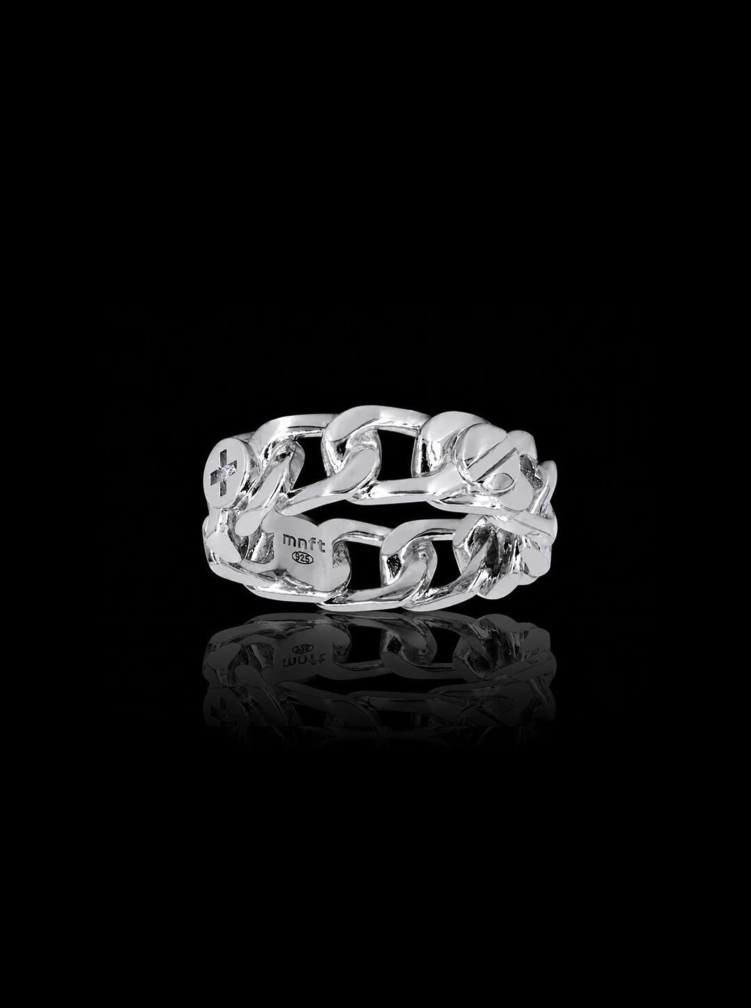 Screw curb-chain ring