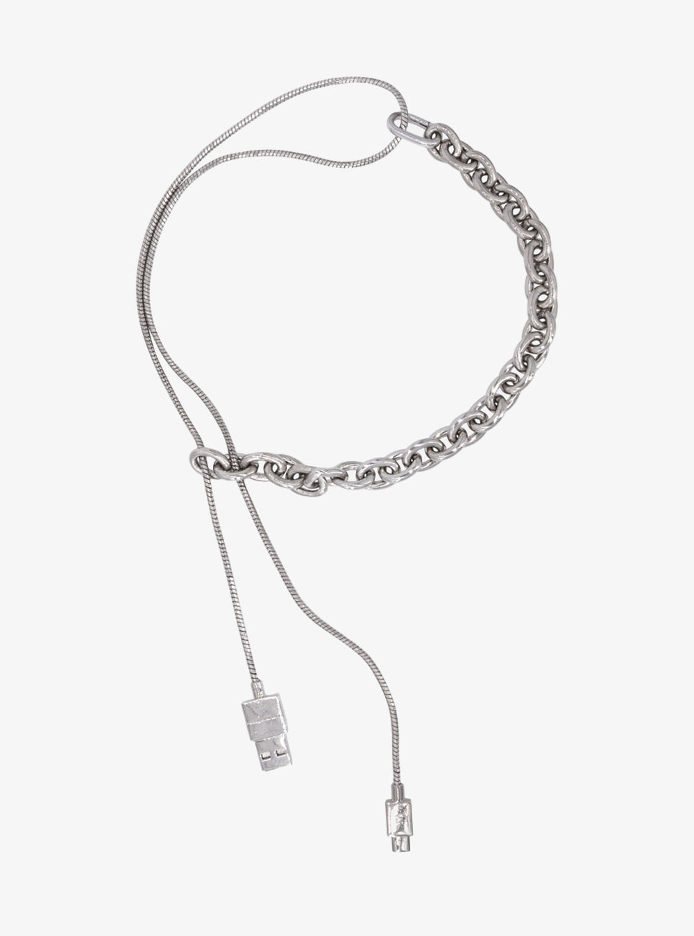 USB cable chain necklace