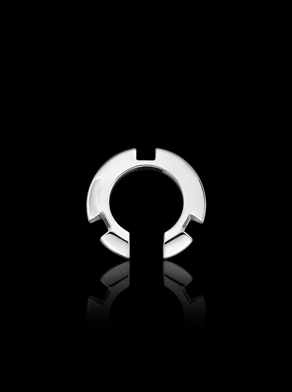 Chuck-nut single earcuff