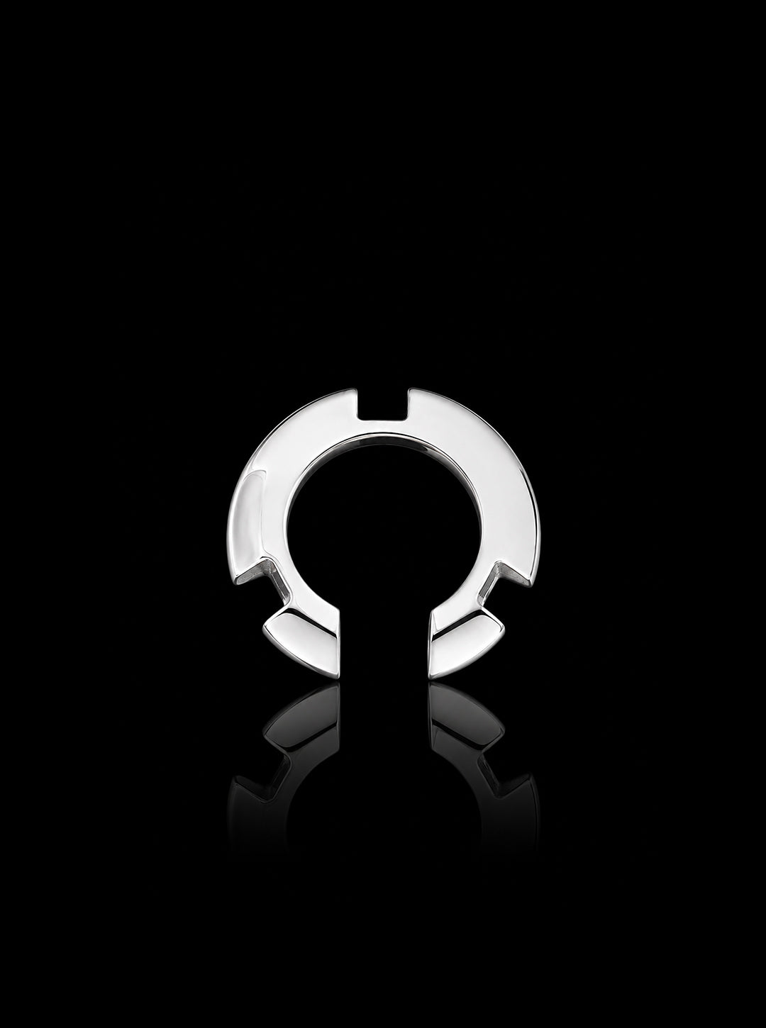 Chuck-nut single earcuff