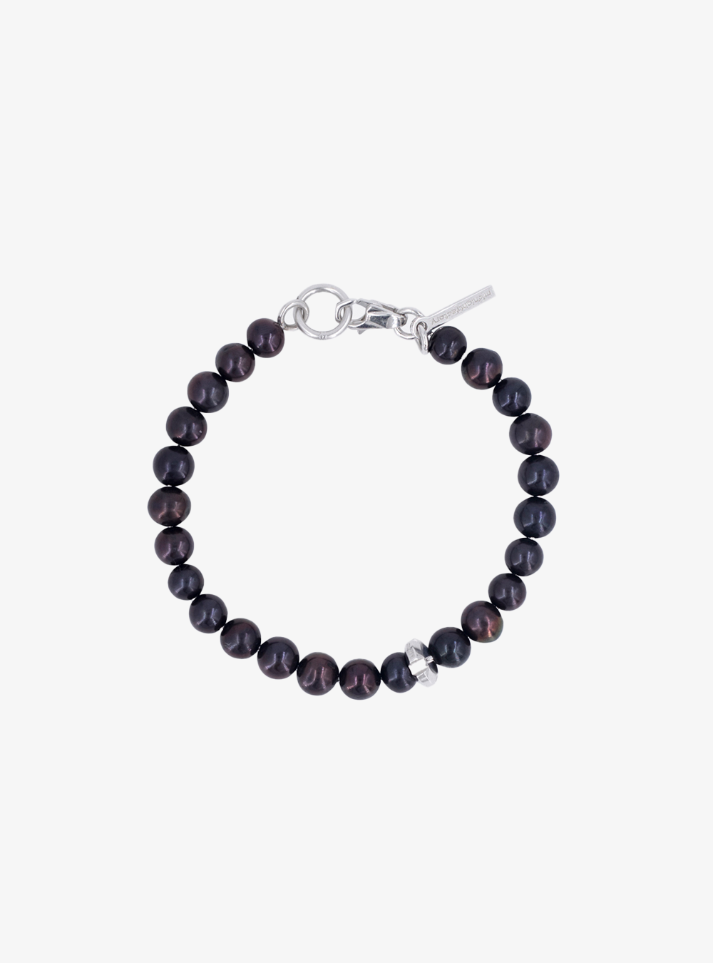 Chuck nut w/ freshwater pearls bracelet