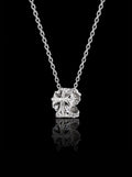 Maltese-cross quadruplets pendant necklace