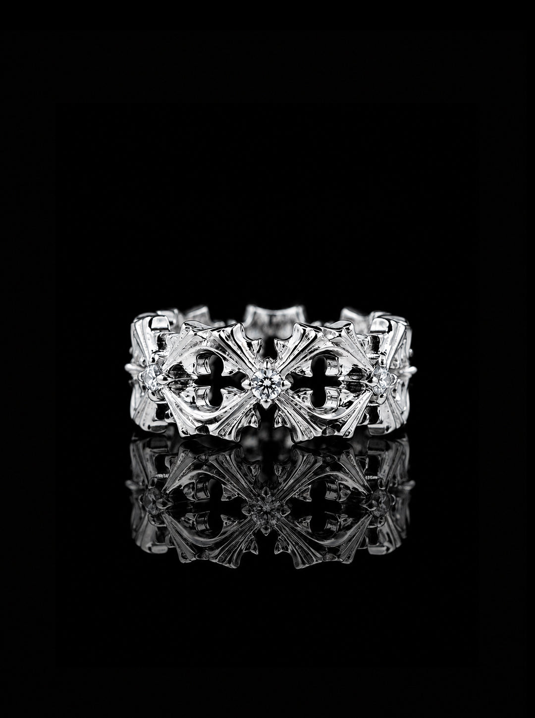 CRUCIS clover cross ring [Pre-order]