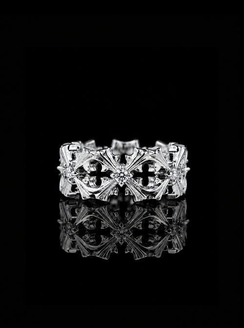 CRUCIS clover cross ring [Pre-order]