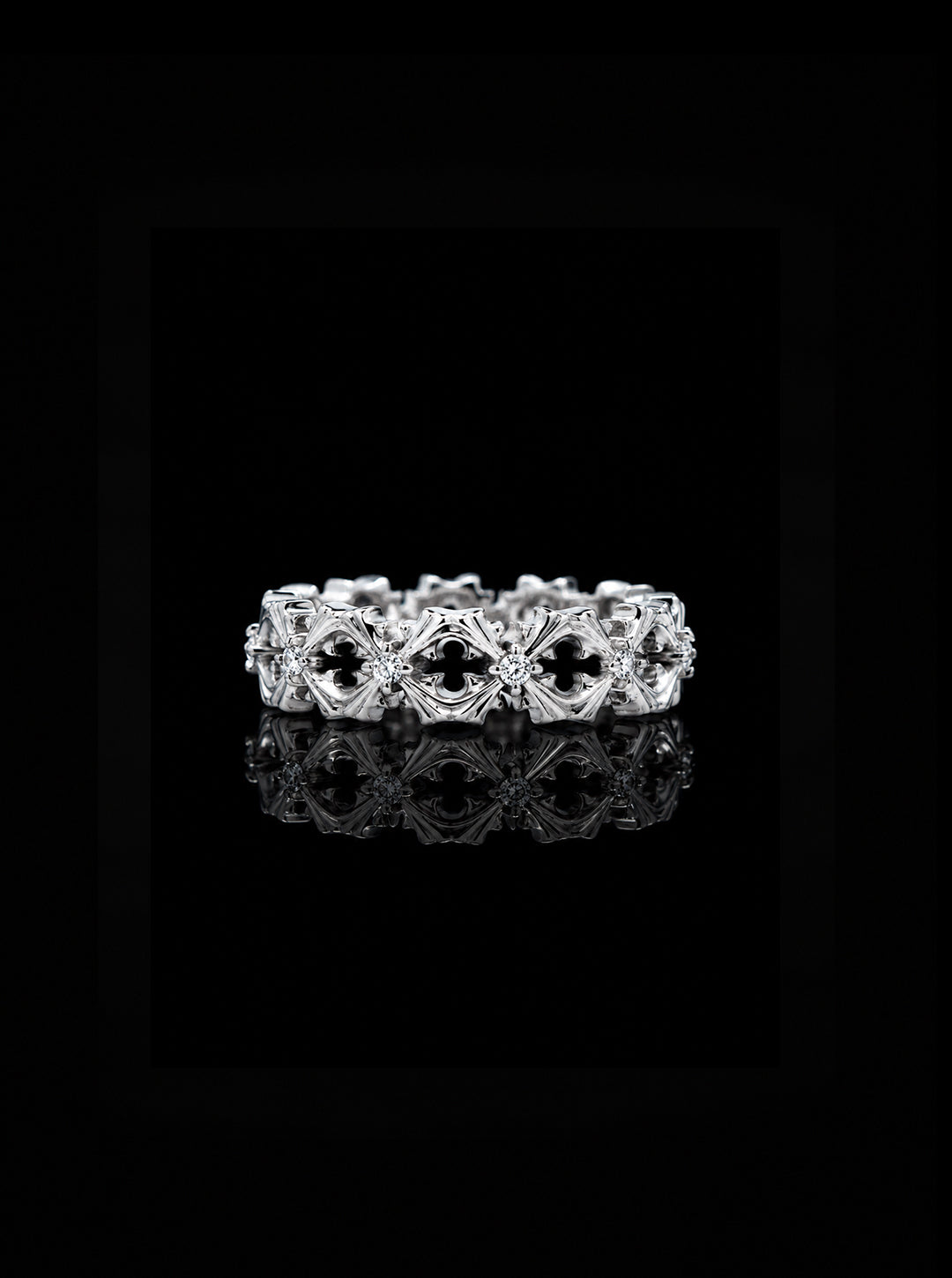 CRUCIS clover cross classic ring [Pre-order]