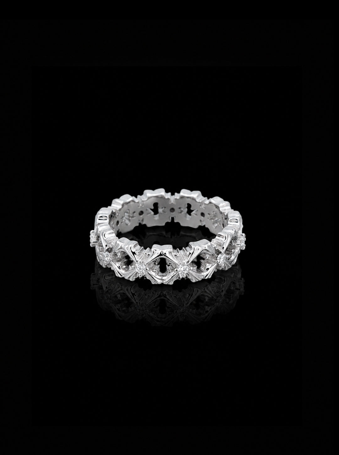 CRUCIS clover cross classic ring [Pre-order]