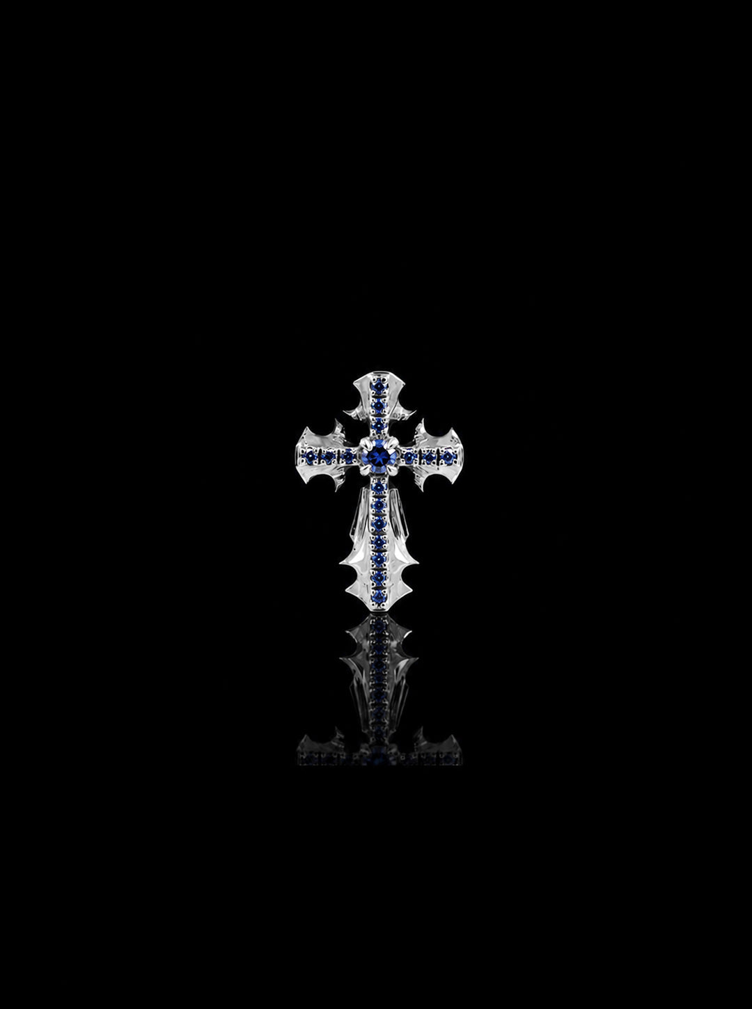 CRUCIS 十字18K金單隻耳環【訂製】