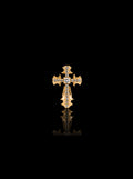 CRUCIS cross 18K gold single earring [Made-to-order]