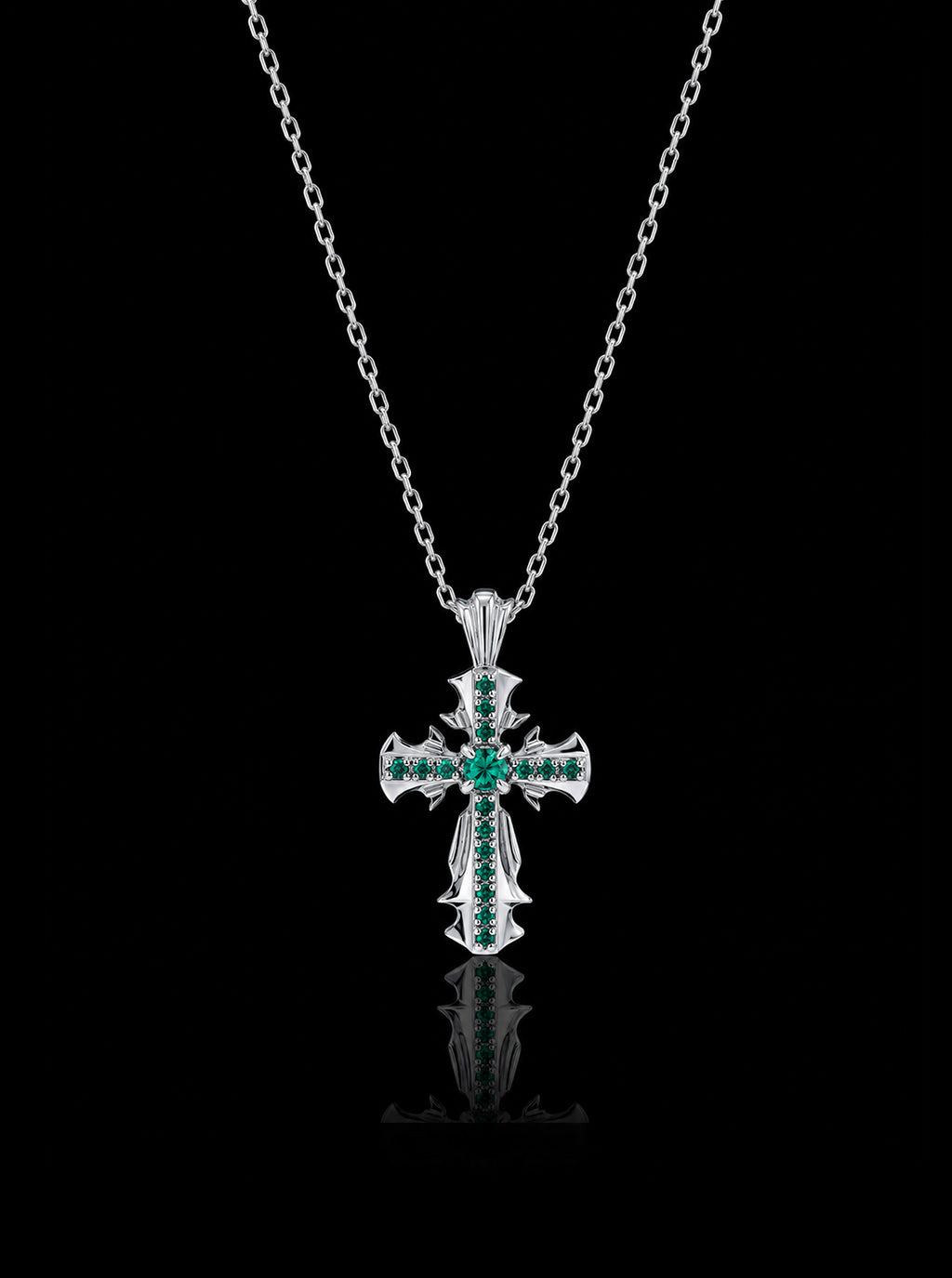 CRUCIS mini cross pendant necklace [Pre-order]