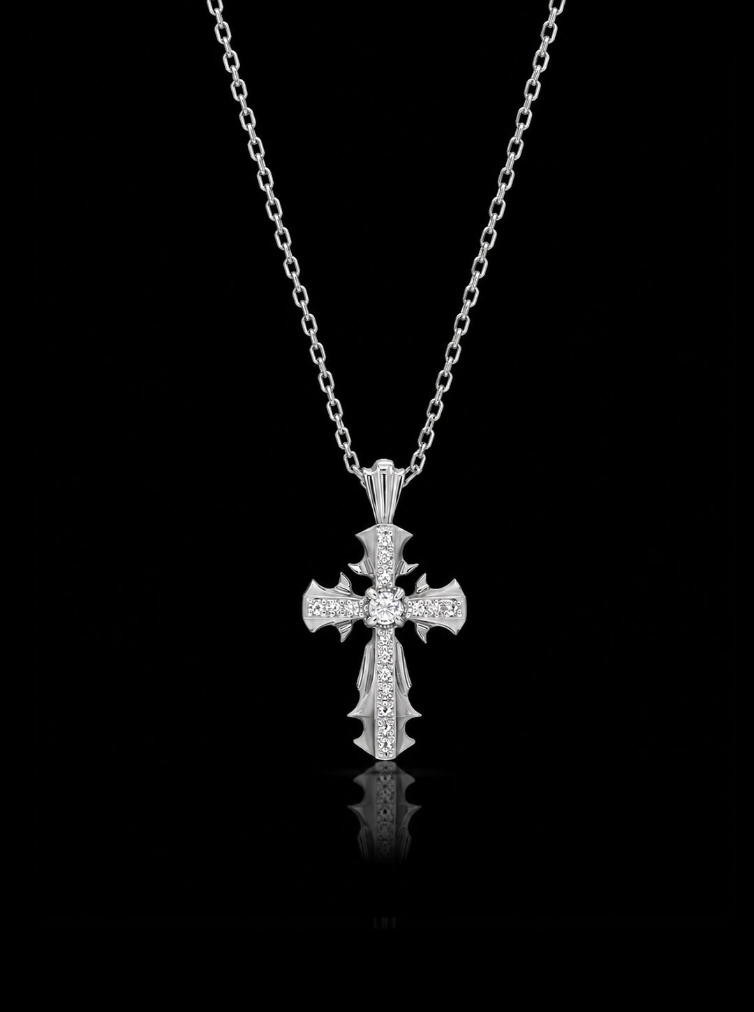 CRUCIS mini cross pendant necklace