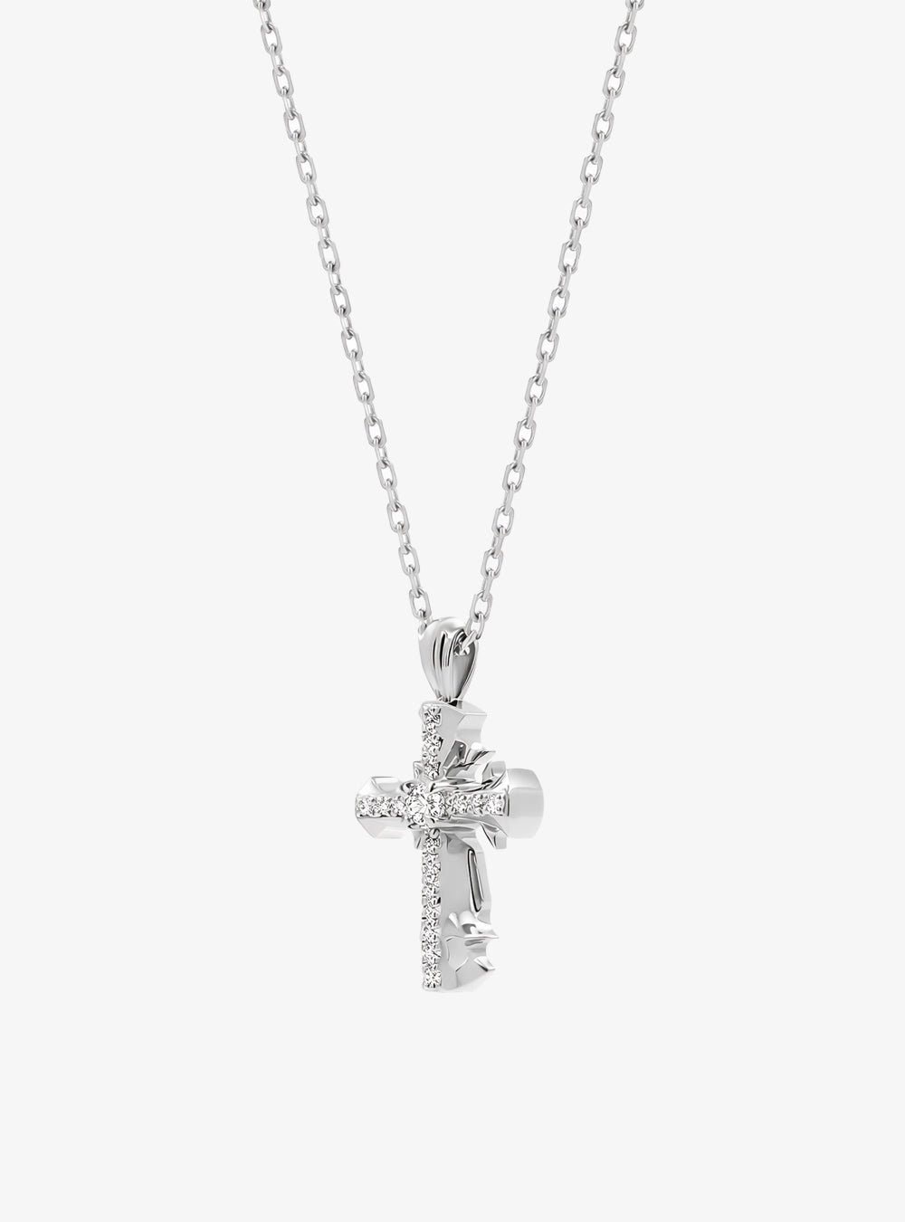 CRUCIS mini cross pendant necklace