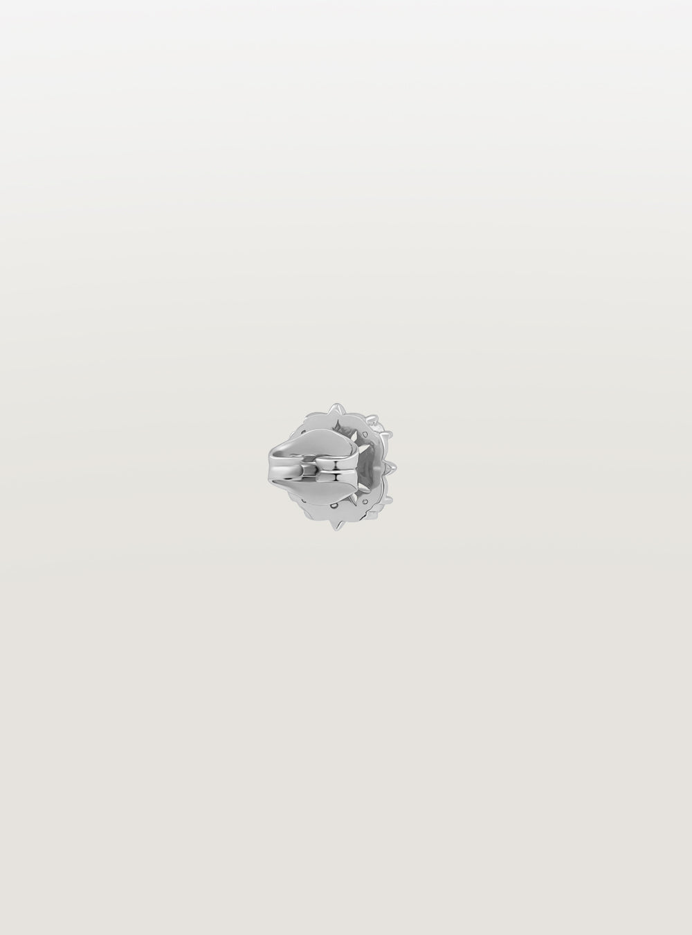 Maltese-cross quadruplets 18K gold single earring, Diamonds [Made-to-order]