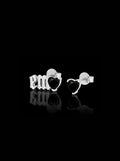 "EMO" heart earrings
