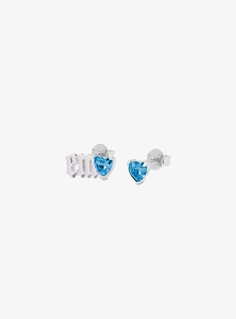 "EMO" heart earrings