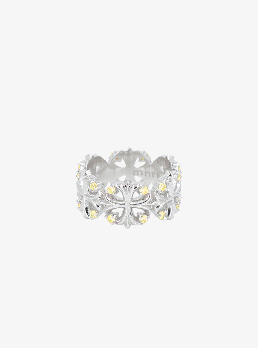Maltese cross quadruplets ring