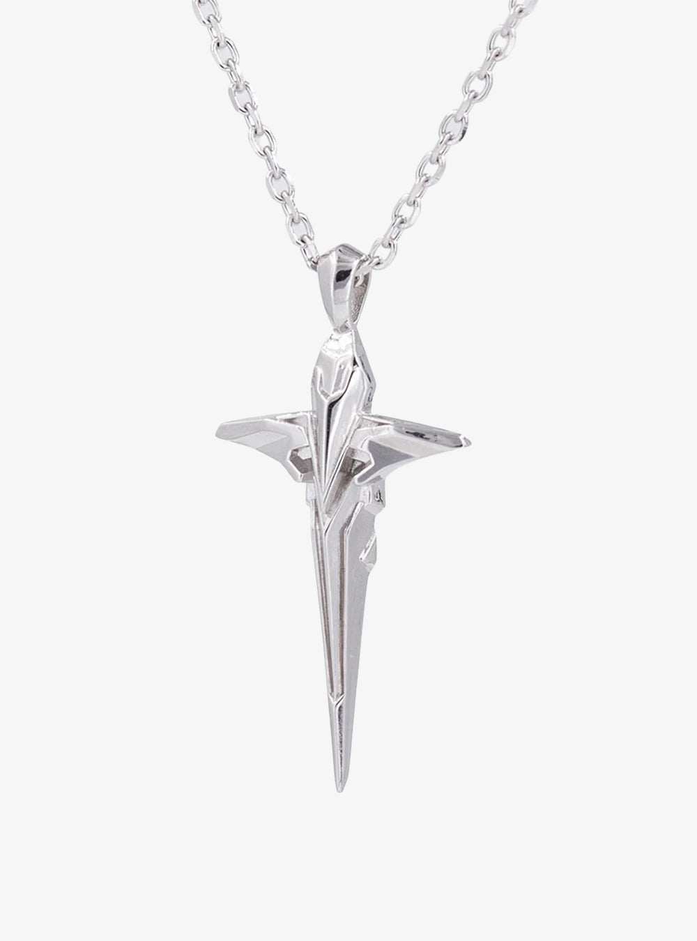 Mechanic cross pendant necklace
