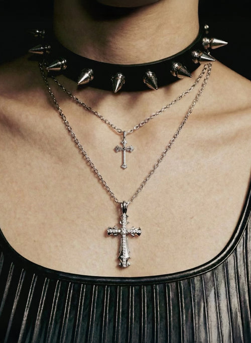 Clair-cross pendant necklace [Pre-order]