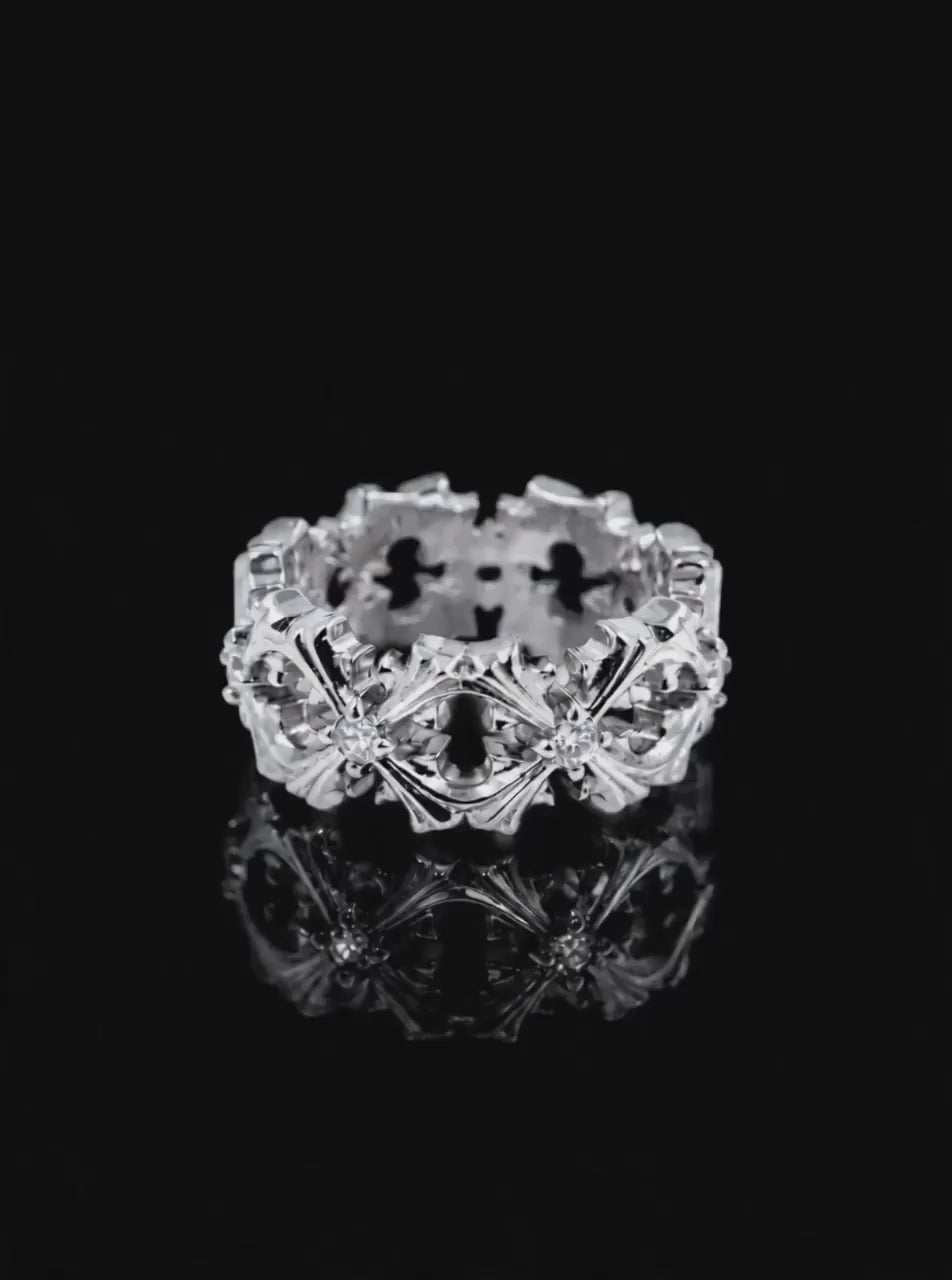 CRUCIS clover cross ring [Pre-order]