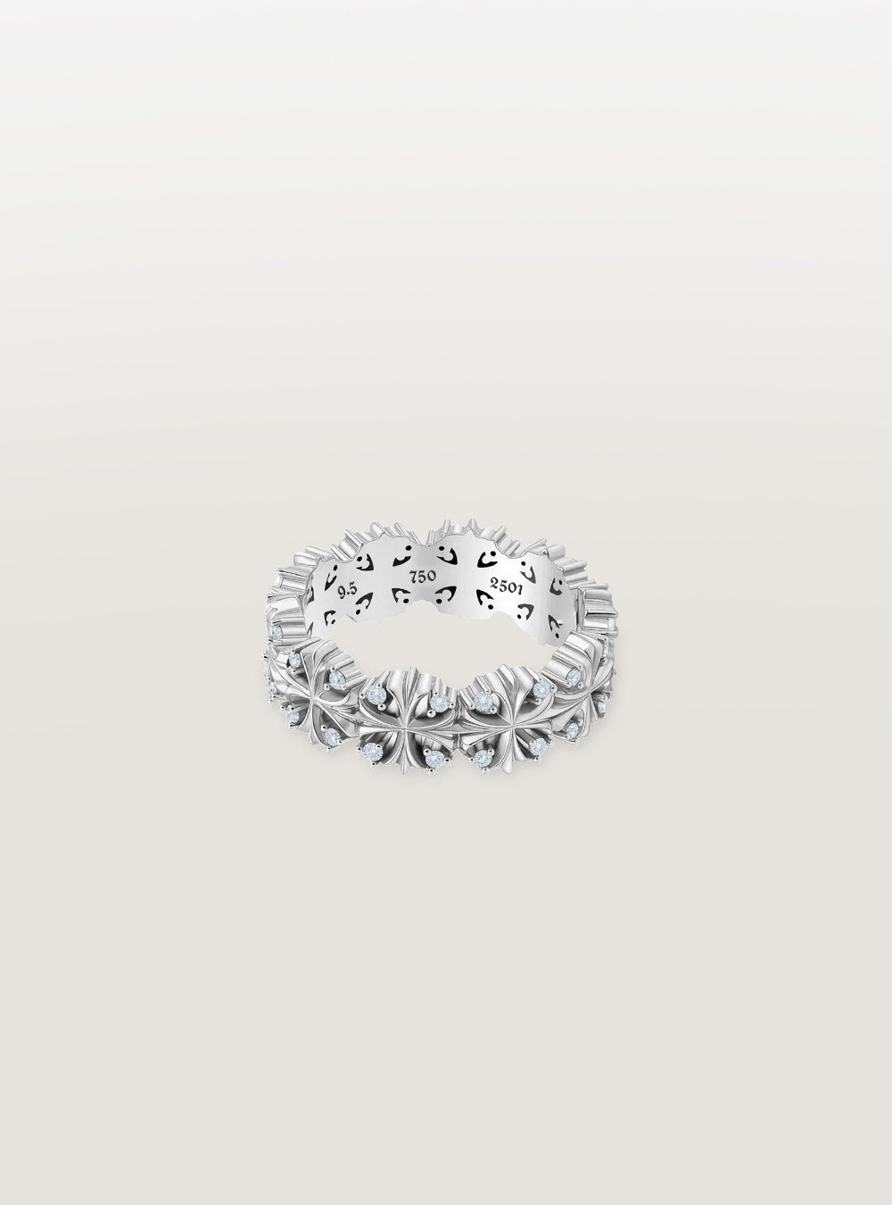 Maltese-cross quadruplets 18K gold ring, Diamonds [Made-to-order]