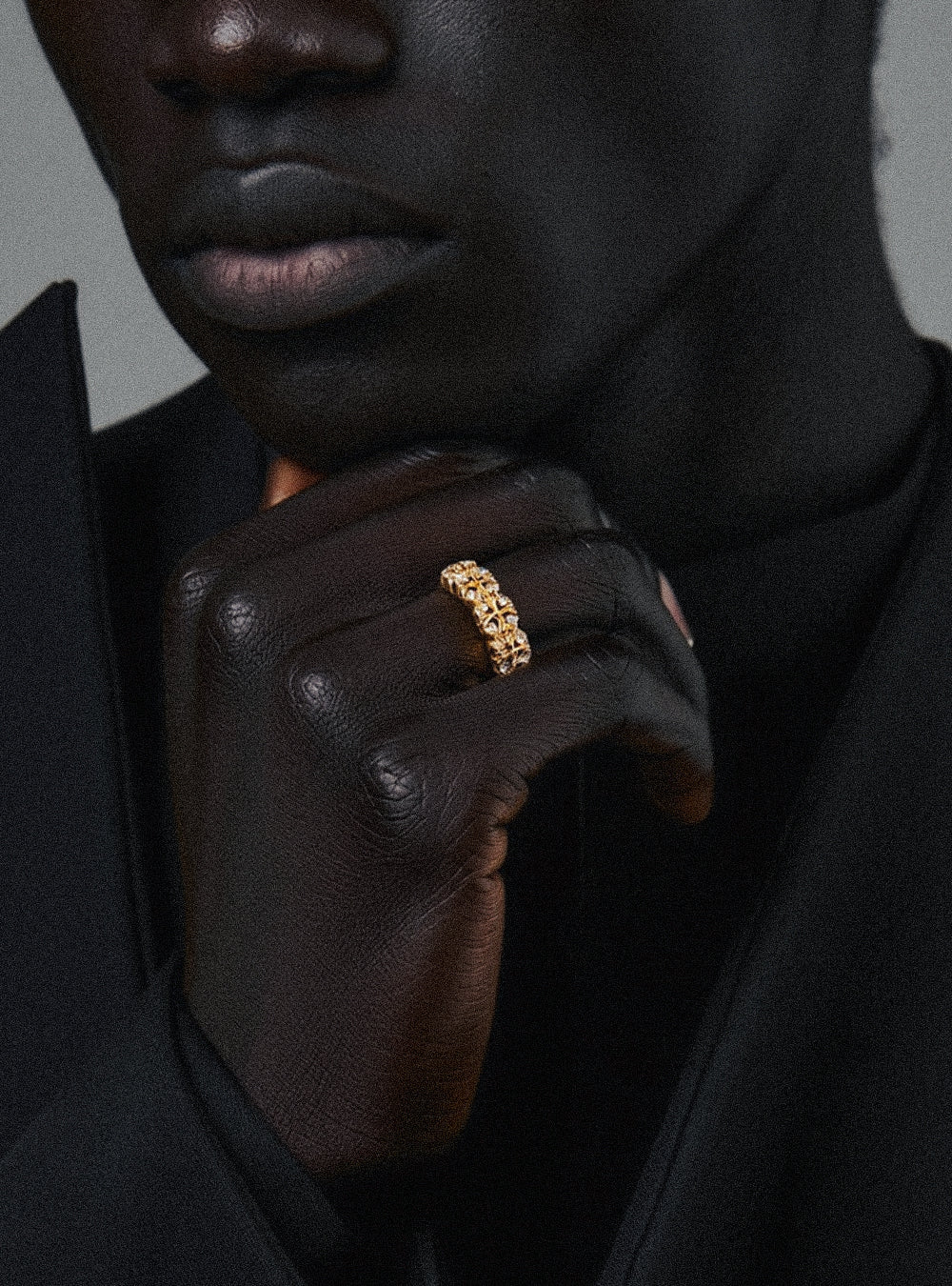 Maltese-cross quadruplets 18K gold ring, Diamonds [Made-to-order]