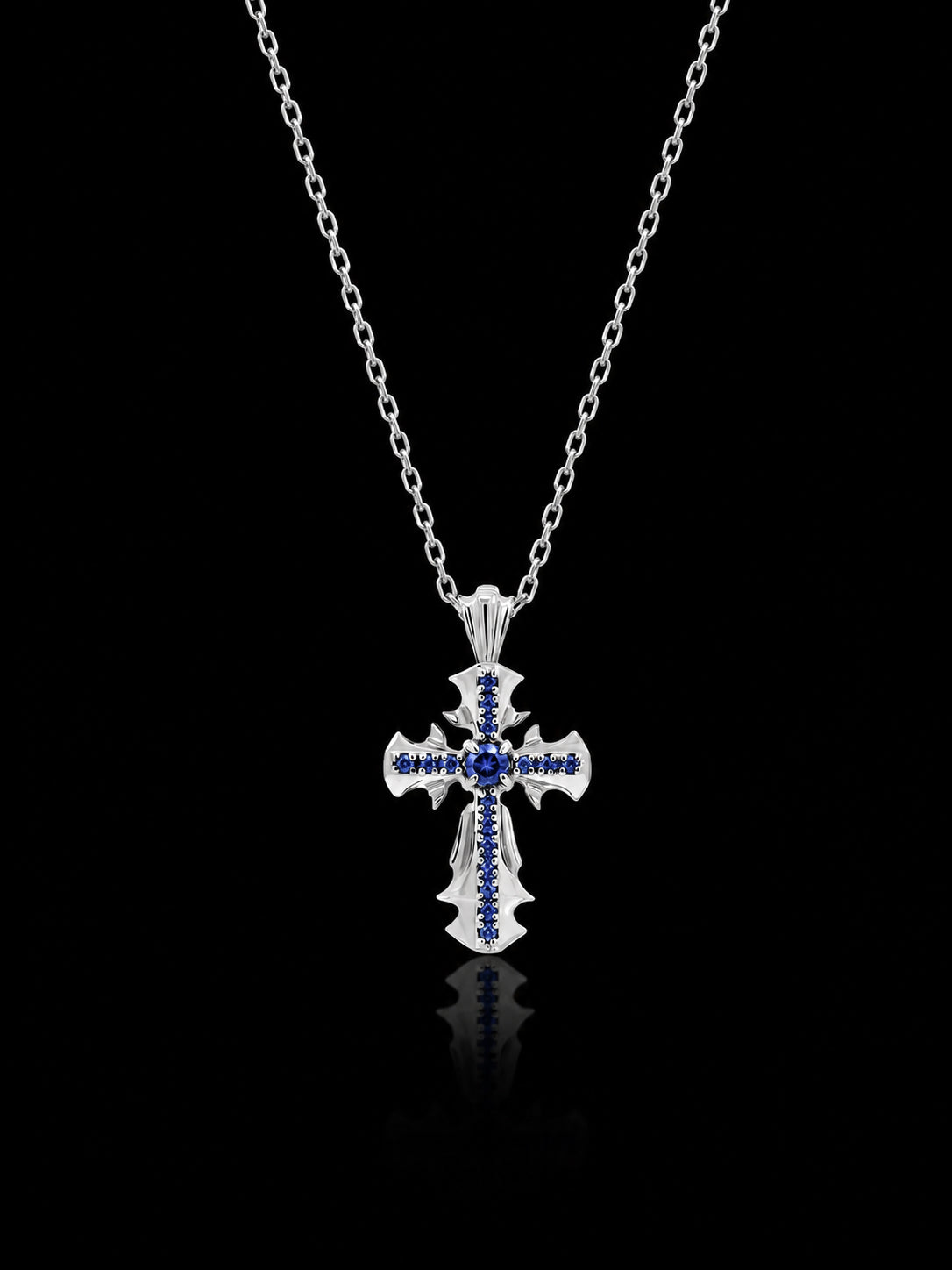 CRUCIS mini cross pendant necklace