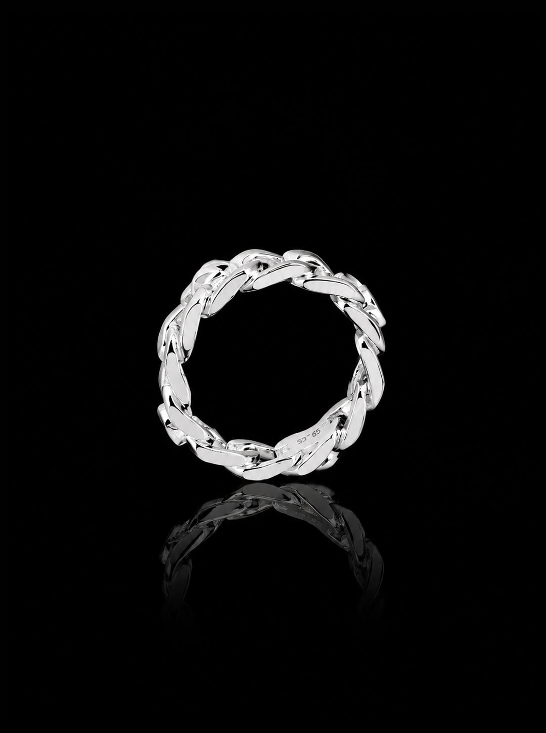 Screw curb-chain ring