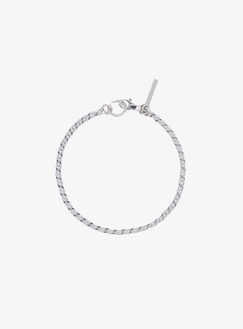 Silver chain bracelet