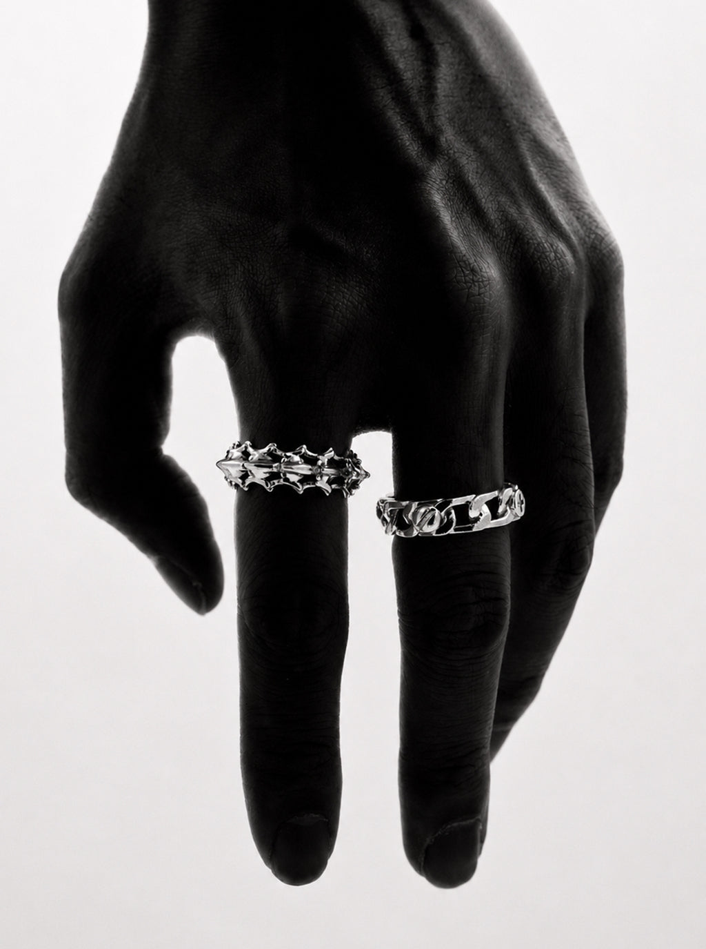 Screw curb-chain ring