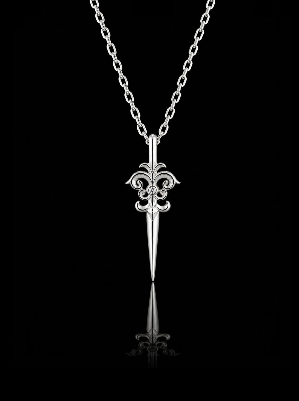 Sword pendant necklace